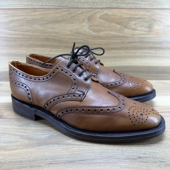 W.S. Foster & Son Ltd Wingtip Mens UK 9.5 US 10.5 Walnut Dress Shoes McAllister Wingtip Oxford Dress Shoe | Men main image 4
